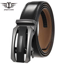Brand New Authentic Cowhide Men's Belt Metal Automatic Buckle Fashion Business Belts For Men Suit Belt Luxury High Quality B481 2024 - buy cheap