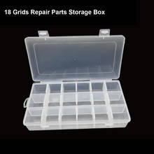 18 Grids Mobile Phone Repair Parts Storage Box Compartments Plastic Transparent Container for IC Components Parts Smartphone 2024 - buy cheap