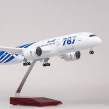 1/130 47cm Airplane Boeing B787 Dreamliner Aircraft Japan ANA Airlines Model W Light and Wheels Diecast Plastic Plane model toys 2024 - buy cheap