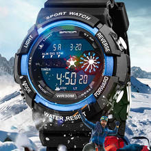 Digital Sports Watch Men Chronograph Men's Wrist Watches Waterproof Black Watchband Male Military Geneva Quartz Clock 2024 - buy cheap