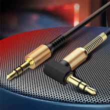YBD 3,5 мм аудио кабель Male-Male AUX кабель для наушников динамик для iPhone Автомобильный штекер AUX шнур пружинный аудио кабель 2024 - купить недорого