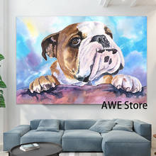 Canvas Poster Wall Art Canvas Painting French Bulldog Arrogant Animal Picture Oil Print for Living Room Home Decor No Frame 2024 - buy cheap