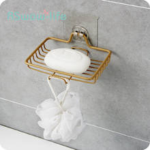 Wall-mounted Wrought Iron Drain Soap Holder Bathroom Soap Dish Toilet Free Punch Soap Tray Soap Holder Metal Sundries 2024 - купить недорого