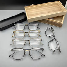 2020 armação de óculos de prescrição de titânio feminino miopia óculos quadros para homens vintage japão designer marca óculos 2024 - compre barato