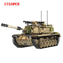 1753 pces panzer m60 tanque transformação weopon blocos de construção compatível técnica militar guerra figura brinquedos para crianças 2024 - compre barato