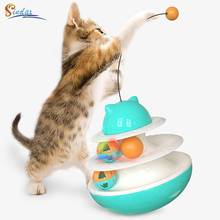 Interactive Cat Toy IQ Treat Ball Tumbler Egg Smarter Pet Toy Food Dispenser For Cats Shaking Playing Training Ball Pet Supplies 2024 - buy cheap