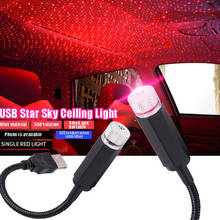 USB Starry Sky Lamp Car Atmosphere Light Decoration Star Ceiling Projection Lamp Laser USB Car Ambient Light 2024 - buy cheap