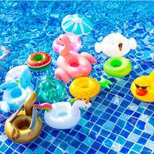 Flamingo Cup Holder Swimming Pool Toys For Baby Kids Pool Drink Holder Inflatable Donut Float Toy Pool Game Party Accessories 2024 - buy cheap