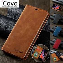 Ultra Slim Leather Case for Samsung A71 A51 A41 A01 S10e Note 20 S21 Ultra S20 S10 Plus Flip Cover A70 A50 A40 A20e A10 S9 S8 S7 2024 - купить недорого