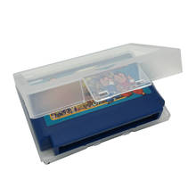 10 шт. JP Версия прозрачная коробка для хранения пластиковых карт для игр FC картридж классические игровые карты 2024 - купить недорого