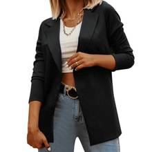 Autumn Winter Fashion Women Thin Section Long-sleeved Cardigan Business Wear Casual Office Suit Jacket Female Blouse New 2024 - buy cheap