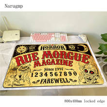 ouija board padmouse 80x40cm gaming mousepad game Fashion mouse pad gamer computer desk Halloween Gift mat notbook mousemat pc 2024 - buy cheap
