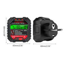 Line Tester RCD Tester Electrical Socket Testers EU/UK/US Plug HT107 Socket Testers Voltage Test with LCD Display M89B 2024 - buy cheap