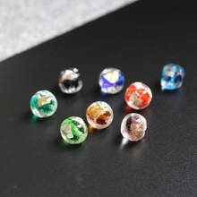 10pcs/lot 11.5mm*9.8mm  irregular square shape Lampwork Glass beads Foil beads for jewelry making DIY Multi-color 2024 - buy cheap