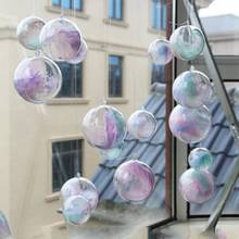 15 pairs of 30 pcs of plastic hollow ball Christmas hollow ball decoration ball shopping mall sky window transparent ball candy 2024 - buy cheap