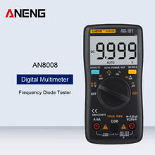 ANENG AN8008 Profesional Digital Multimeter Transistor Tester Electric Meter AC/DC Volt Amp Ohm Capacitance Frequency Diode Test 2022 - buy cheap