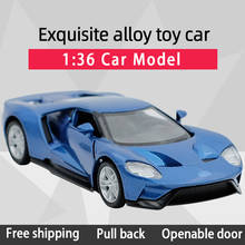 RMZ 1:36 Ford GT Sport Car Alloy Diecast Car Model Toy With Pull Back Car For Children Gifts Toy Collection  Free Shipping 2024 - buy cheap