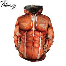 Phantasy-Sudadera con capucha de ataque a los Titanes para hombre, suéter con estampado muscular de superhéroe, traje de Cosplay, chaqueta holgada 2024 - compra barato