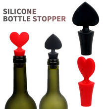 2020 NEW Silicone Poker Shaped Wine Stoppers Leak Free Wine Beer Bottle Cork Stopper Plug Wine Bottle Sealer Cap Bar Tools 2024 - buy cheap