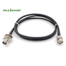 BNC Plug a BNC Jack 1M 3M 6M 9M 12M 15M Cabo BNC Macho para Conectores BNC Fêmea Cabo LMR200 50 Ohm 2024 - compre barato