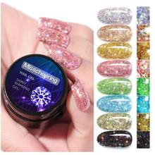 5ML Professional Super Sticky UV Eco-friendly Nail Gel Polish Shiny Diamond Glitter Hybrid Varnishe Manicure Nail Art Gel Polish 2024 - купить недорого