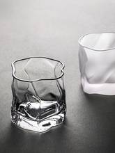 Handmade Whiskey Frosted Glass Cups Creative Japan Style Breakfast Juicy Coffee Water Drinkware 250ML Irregular Cup 2024 - buy cheap