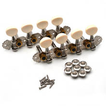 A Set of 4R4L Chrome Mandolin Tuning Pegs Tuners Machine Heads String Tuners guitar accessories parts Musical instrument 2024 - buy cheap