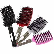 Hair Scalp Massage Comb Hairbrush Bristle Nylon Women Wet Curly Detangle Hair Brush for Salon Hairdressing Styling Tools 2024 - buy cheap