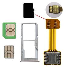Mobile Phone Accessories Universal TF Hybrid Sim Slot Dual SIM Card Adapter Micro SD Extender Nano For Xiaomi HuaWei Android 2024 - купить недорого