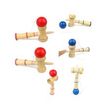 New Arrival Kid Kendama Toy Wood Wooden Kendama Skillful Juggling Ball Toy For Children Adult Birthday Christmas Gift Toy 2024 - buy cheap