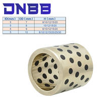 2Pcs JDB 5mm JDB0509 JDB0510 MPBZ 5mm  linear graphite copper set bearing copper bushing oil self-lubricating MPBZU bearing 2024 - buy cheap