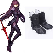 FGO Fate Grand Order Scathach, zapatos de Cosplay, botas, accesorios para fiesta de Halloween para adultos 2024 - compra barato