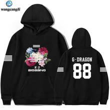 Bigbang grande bang bangtan hoodie kpop harajuku coreano dos homens/mulheres com capuz moletom jaqueta feminina casaco roupas de grandes dimensões 2024 - compre barato