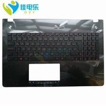 N56JK keyboard Laptop n56v n56vv n56vb n56vz N56JR n56vm latin LA backlit keyboard Palmrest Top case 90NB06D5-R31LA0 2024 - buy cheap