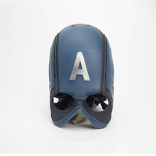 WZP PONG Cattoys Капитан Америка шлем 1/1 ПВХ косплей для Мстителей фигурка Коллекционная модель игрушки Детский подарок 2024 - купить недорого