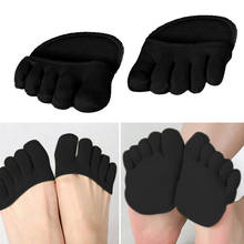 1 Pair Half Insoles Pads Women Anti Slip Foot Care Tool Cushion Metatarsal Sore Forefoot Support Toe Socks For Heels 2024 - buy cheap