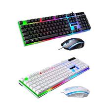 G21 USB Wired Mechanical Suspended Keyboard led Colorful Backlight Gaming Keyboard Waterproof For PC Computer Gamer 2024 - buy cheap