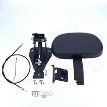 Motorcycle  Driver Rider Backrest + Adjustable Mounting Kit For Harley Touring Road King Electra Glide CVO Street 2009-2020 2024 - buy cheap