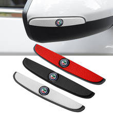 Tira de parachoques de goma para puerta de coche, pegatina con emblema anticolisión para Alfa Romeo 159, Giulietta 147, Mito, Giulia 156, GT, Stelvio, 4 Uds. 2024 - compra barato