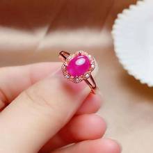 100%  Natural And Real Ruby Ring Wedding Ring Fine Jewelry Wholesale  925 sterling silver Ring 2024 - buy cheap