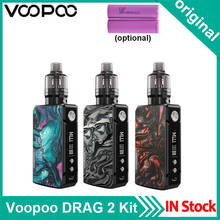 Original VOOPOO DRAG 2 Vape Kit 177W Mod Box 4.5ml PnP Pod Tank Dual 18650 GENE.FIT chip E Cigarette Vaporizer 2024 - купить недорого