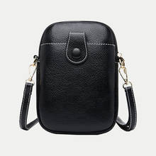 Women Solid Color Handbags PU Leather Crossbody Messenger Bag Small Phone Purse Female Vintage Shoulder Bag Clutch 2024 - buy cheap