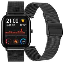 Correa de Metal de acero inoxidable para reloj Polar ignite, pulsera para Garmin Vivoactive 3, de 42mm Amazfit GTR, GTS Bip 2024 - compra barato