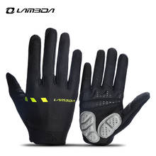 Утолщенные велосипедные перчатки LAMEDA с пальцами, Перчатки для фитнеса и тренировок на открытом воздухе, дышащие велосипедные перчатки с сенсорным экраном 2024 - купить недорого