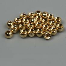 50pcs Tungsten Slotted Fly Tying Beads Nymph Head Ball Beads Flies Lure Jig Fly Tying Materials 4.6mm Gold Fly Fishing Tackles 2024 - buy cheap