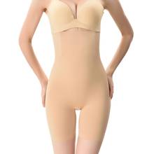 Calcinha modeladora sem costura feminina, roupa íntima cintura alta modeladora de emagrecimento plus size 2024 - compre barato