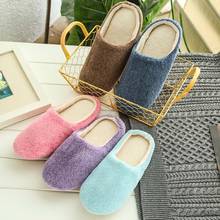 Women Men Furry Home Slippers Plush House Winter Warm Slippers Soft Sneakers Indoors Bedroom Plus size kapcie pantuflas zapatos 2024 - buy cheap