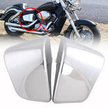 Black Chrome Moto Fairing Battery Side Cover Protector For Honda VLX 600 99-08 VT 600 C CD Shadow VLX Deluxe Steed 400 99-07 2024 - buy cheap