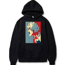 Moletom de streetwear de my hero academia, pulôver de harajuku do boku no hero academia, izuku midoriya, com capuz de tamanho grande para homens, imperdível 2024 - compre barato