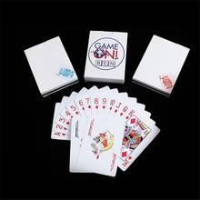 PVC Waterproof Playing Cards Wearproof Plastic Poker Bar Board Game White Card 2024 - buy cheap